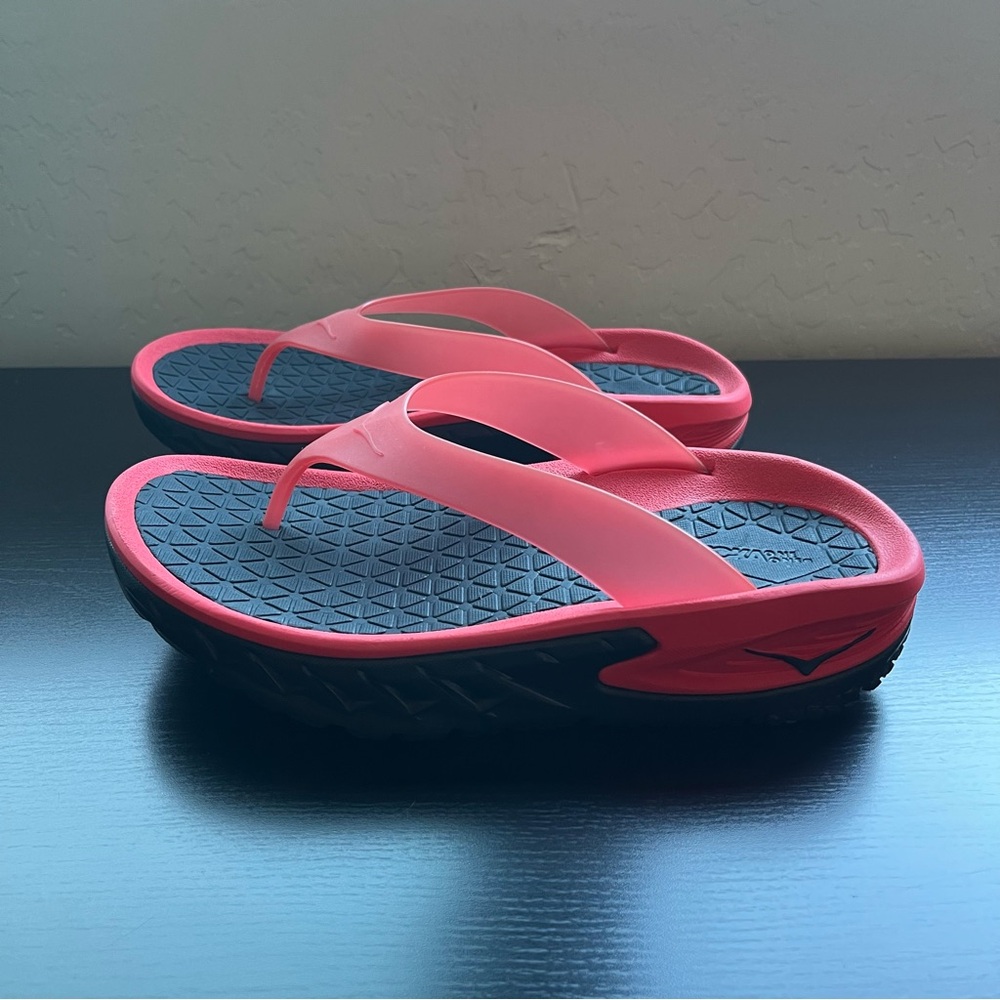 Hoka Women's Sandals in Pink and Black